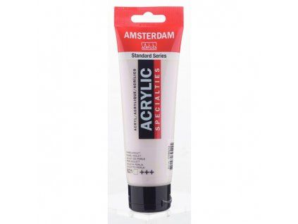 Akrylová barva Royal Talens Amsterdam 120 ml, perleťový odstín 821 Pearl Violet