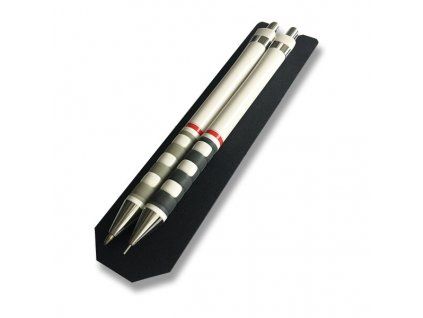 Rotring Tikky White sada kuličkové pero a mechanická tužka 0,5 mm, bílé provedení