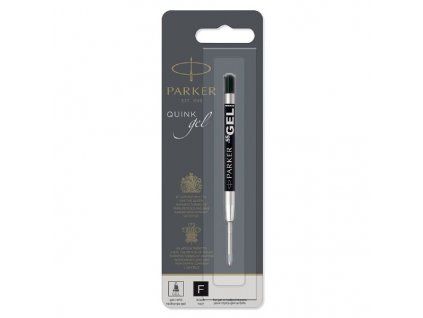 Gelová náplň Parker pro kuličková pera, hrot F 0,5 mm, černý inkoust