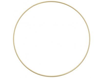 Kovový kruh na lapač snů 50 cm, zlatý