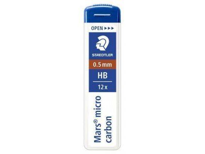 Tuhy do mikrotužky Staedtler Mars Micro Carbon 0,5 mm HB, balení 12 ks