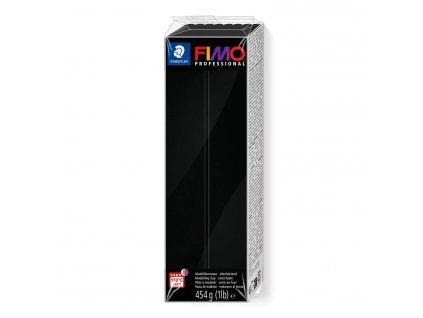 Polymerová hmota FIMO Professional 454 g od Staedtler, černá barva, tvrzení v troubě