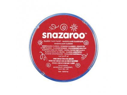 Snazaroo barva na obličej 18 ml červená, smyvatelná vodou pro divadlo a karneval