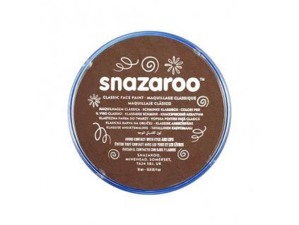 Snazaroo barva na obličej 18 ml, odstín světle hnědá, pro divadlo a karneval