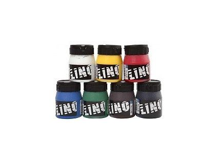 Schjerning Lino barva na linoryt 250 ml, zlatá metalická, vodní báze, vysoký obsah pigmentu