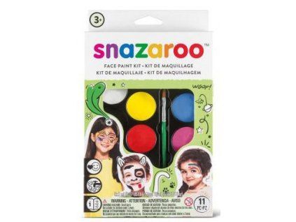 Snazaroo 1172029 sada barev na obličej 8 x 2,1 g, 8 sytých odstínů