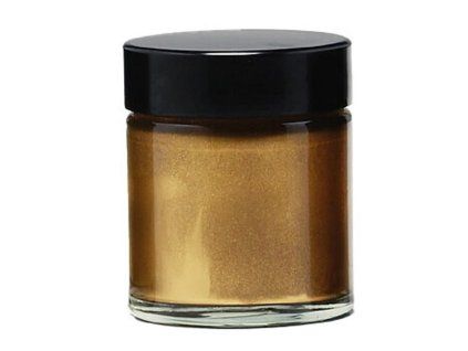 Pébéo Gédéo Zkrášlovací barva 30 ml, metalický zlacící vosk, odstín královská zlatá