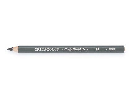 Cretacolor MegaGraphite grafitová tužka 9B, silná tuha 5,5 mm, šestihranné provedení