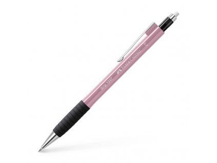 Mikrotužka Faber-Castell Grip 1347, průměr tuhy 0,7 mm, tělo v barvě starorůžová