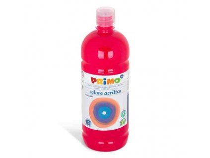 Akrylová barva Primo 1000 ml, karmínově červená, lahvička s dávkovacím uzávěrem