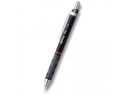 Mechanická tužka Rotring Tikky 0,35 mm, černé tělo, barevné kódování dle ISO 3098