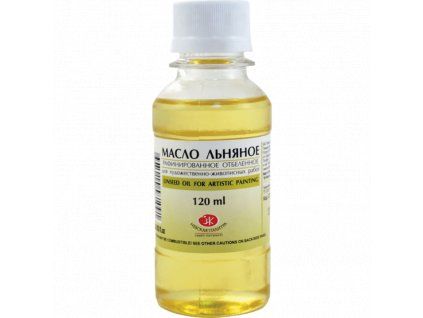 Nevskaya Palitra rafinovaný bělený lněný olej 120 ml pro ředění olejových barev