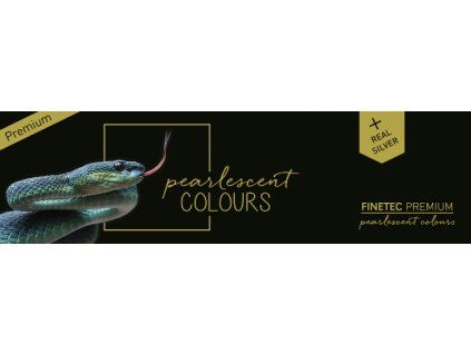 FineTec Premium F7002 High Chroma, sada 6 perleťových a metalických akvarelových barev