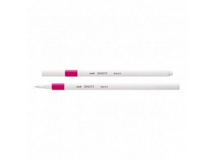 Uni EMOTT liner 0,4 mm růžový, tenký fix Mitsubishi Pencil, pigmentový inkoust