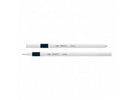 Uni EMOTT liner Mitsubishi Pencil 0,4 mm, tenký fix v odstínu černomodrá