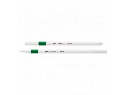 Uni EMOTT liner Mitsubishi Pencil 0,4 mm, odstín borovicově zelená, bílé tělo