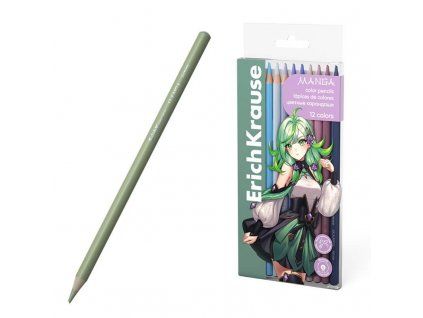 Brilantní pastelky ErichKrause Manga 12 barev