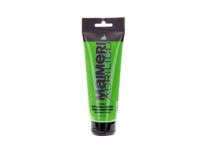Akrylová barva Maimeri Acrilico 75 ml, odstín 320 Permanent Yellowish Green, žlutozelená