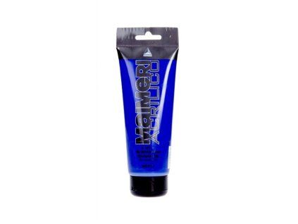 Akrylová barva Maimeri Acrilico 75 ml, odstín 391 Blue Ultramarine Light, světlý ultramarín