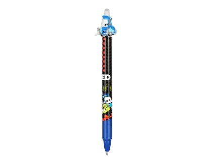 Gumovací pero Colorino s motivem Dottie z animáku Auta, modrý inkoust 0,5 mm