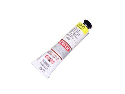 Koh-i-Noor akrylová barva 40 ml, fluorescentní odstín 0900 žlutá, tuba 40 ml