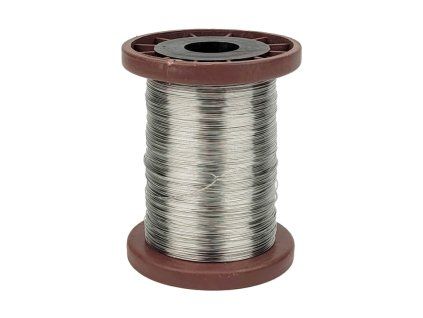 Beta včelařský drát z nerezové oceli 0,375 mm, 250 g na plastové cívce, vyrobeno v ČR