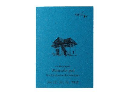 Akvarelový blok SM.LT Watercolor Pad A5, 280 g/m2, 20 perforovaných listů, lepená vazba