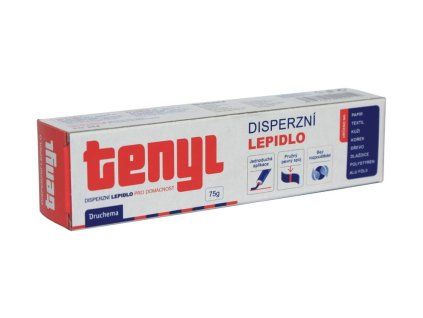 Druchema TENYL disperzní lepidlo 75 g, univerzální bílé lepidlo pro papír a dřevo