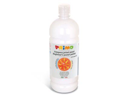 Primo Beginner's ready-mix temperová barva 1000 ml, bílá, pro děti a začátečníky