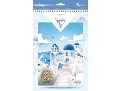 Clairefontaine Odelia Cities, omalovánky A4, 20 listů 250 g/m2, 6 motivů měst