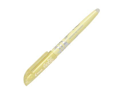 Zvýrazňovač Pilot FriXion Light Soft 4.0, pastelově žlutý, šířka stopy 1,0 až 3,3 mm