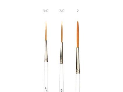 ACADEMY liner 1010RL vel. 2/0, umělecký štětec s dlouhým syntetickým vlasem na linky