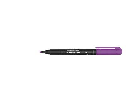 Permanentní fix Centropen 2846, hrot 1 mm, fialová barva, rychleschnoucí inkoust