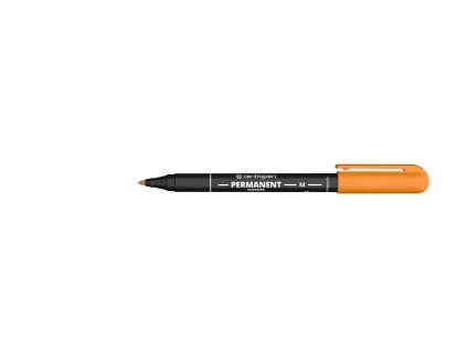 Permanentní fix Centropen 2846 s hrotem 1 mm, oranžová barva, rychleschnoucí inkoust