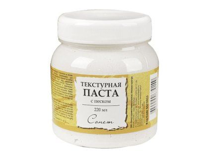 Texturovací pasta Sonnet písková 220 ml od Nevskaya Palitra, akrylový základ pro pískové struktury
