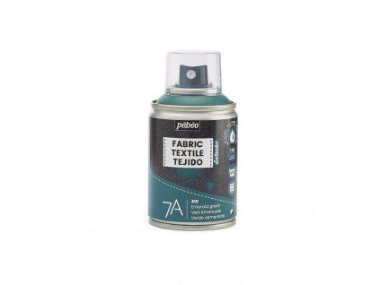 Pébéo Setacolor 7A sprej na textil 100 ml, odstín 10 smaragdově zelený