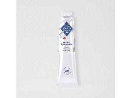 Olejová barva Nevskaya Palitra Master Class Zinc White 120 ml, bílý odstín