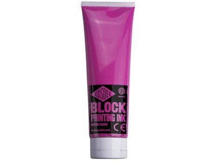 Linoryt barva Essdee 300 ml, odstín FPI/02 fluo růžová, tiskařská barva na vodní bázi
