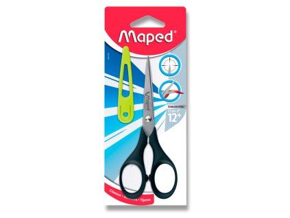 Nůžky Maped Precise 13 cm s ochranným krytem čepele, broušené nerezové čepele