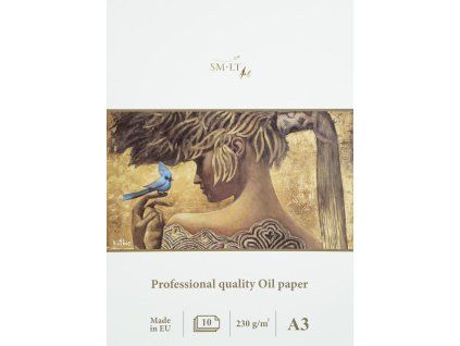 SM.LT Oil Painting Pad A3 230 g/m2, blok 10 listů na olejomalbu a akryl