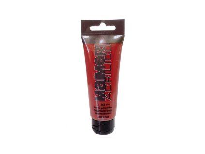 Maimeri Acrilico 75 ml akrylová barva, odstín Quinacridone Orange 063, transparentní oranžová