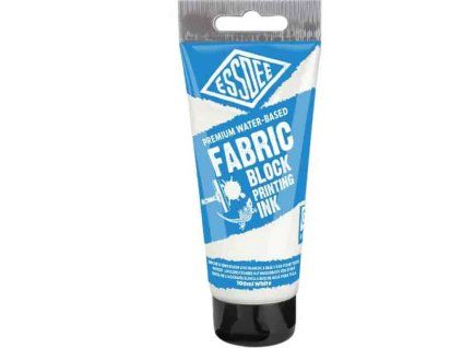 Essdee Fabric Printing Ink 100 ml, tiskařská barva na textil, bílá, vodní báze