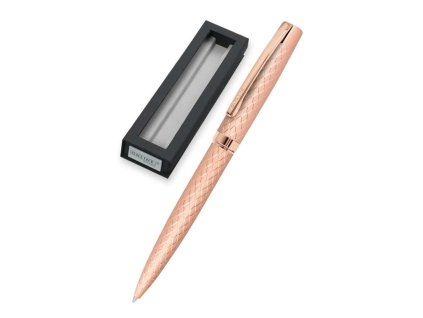 ONLINE Eleganza Diamond Rosegold kuličkové pero otočné, kovové tělo, dárková krabička