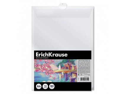Akvarelový papír v plastové složce ErichKrause Art Spirit A4, 10 listů, 180 g