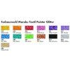 Fix Marabu Textil Painter Glitter 3 mm stříbrný 582, pratelné do 40 °C po fixaci
