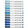 17988 4 umelecke fixy se stetcovym hrotem artist brush 17 steel blue