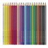 2411 6 akvarelove pastelky faber castel grip 2001 112423 24 barev v plechove etui