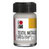 4610 barva na svetly textil marabu textil metallic 15 ml stribrna 782