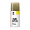 4892 barva na textil ve spreji marabu textil design spray 150 ml zlata metalicka 784