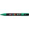 Akrylový popisovač Uni Posca PC-5M, stopa 1,8 až 2,5 mm, odstín tmavě zelená